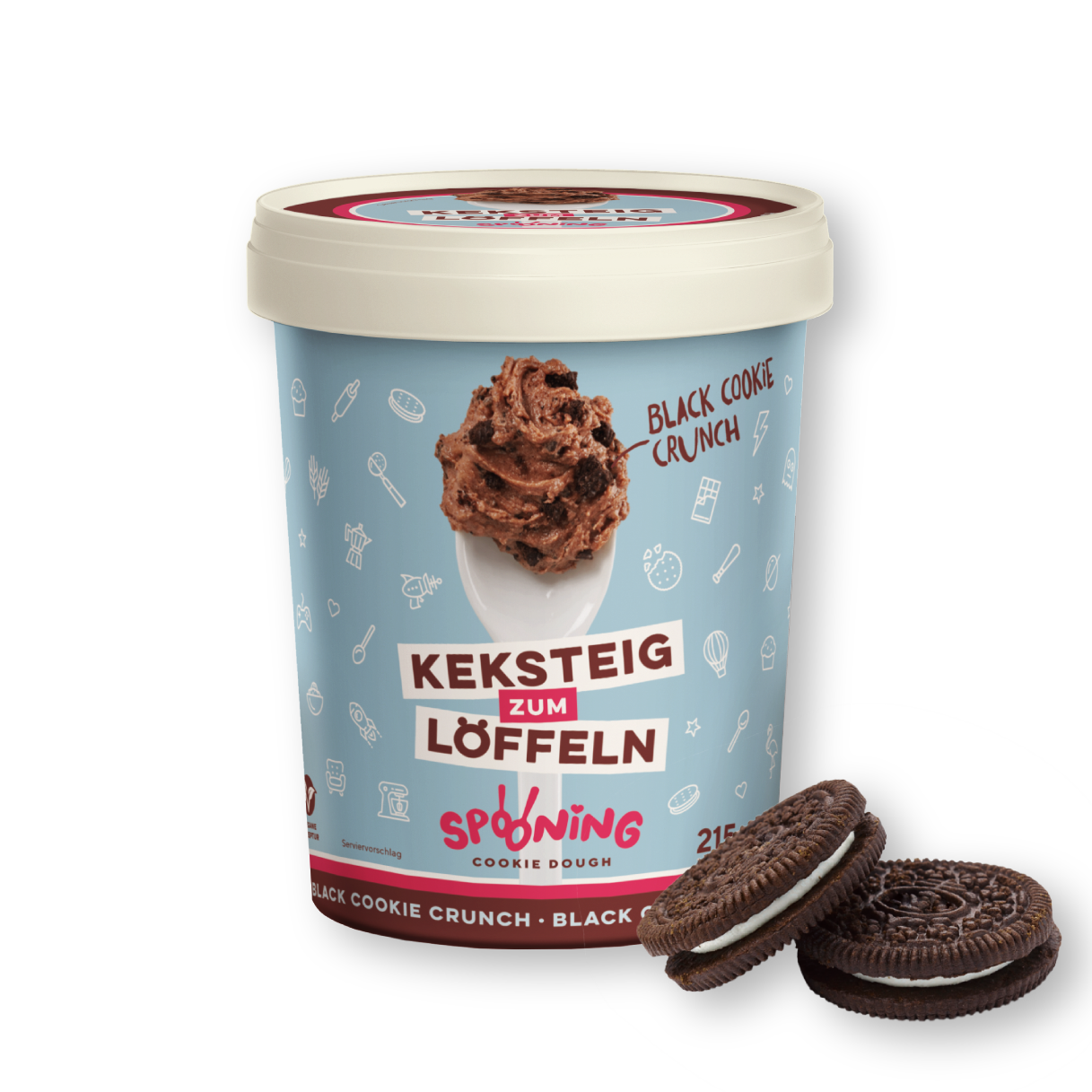 Spooning Black Cookie Crunch