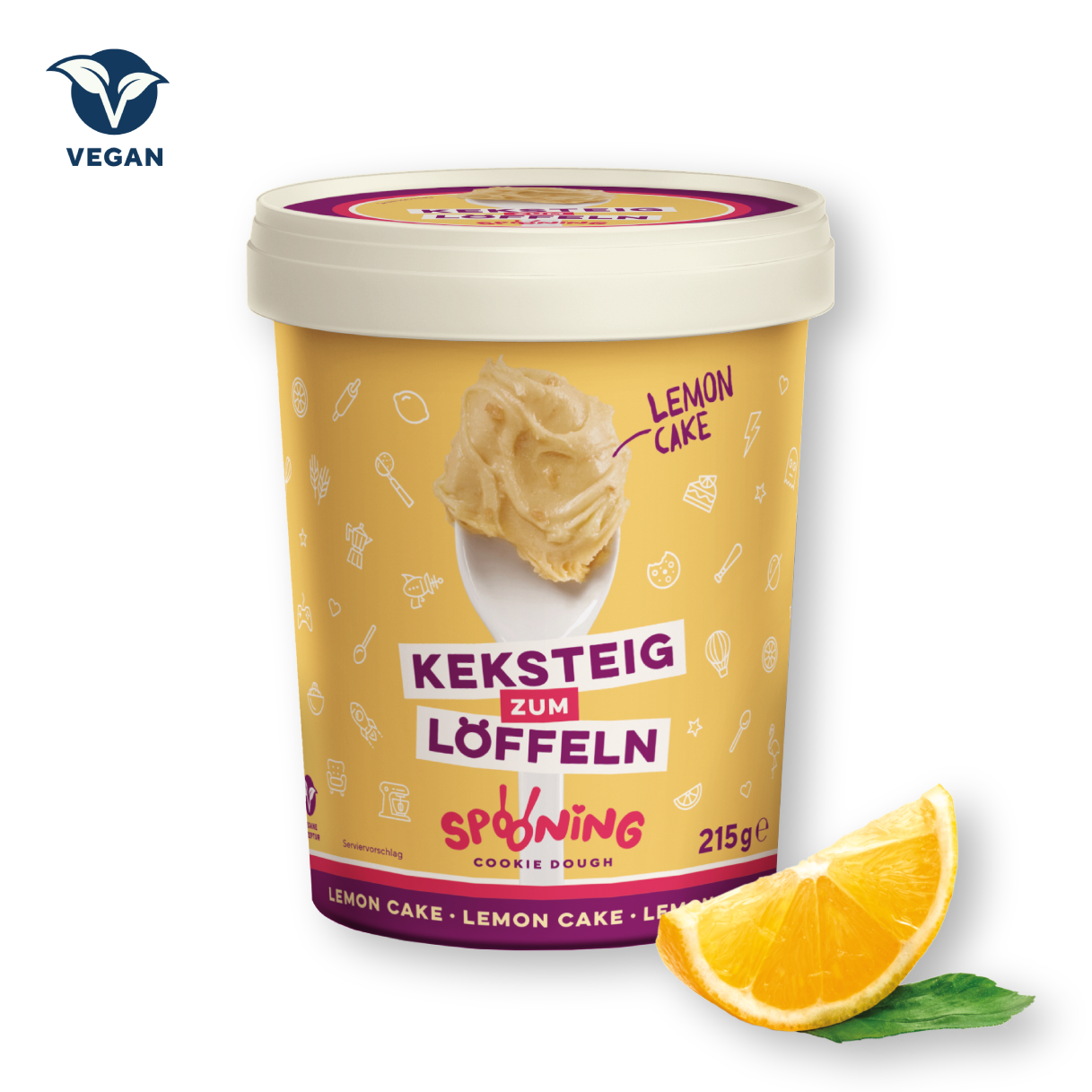 Spooning Lemon Cake