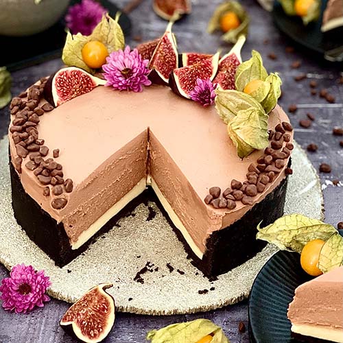 torte mit cookie dough als zutat